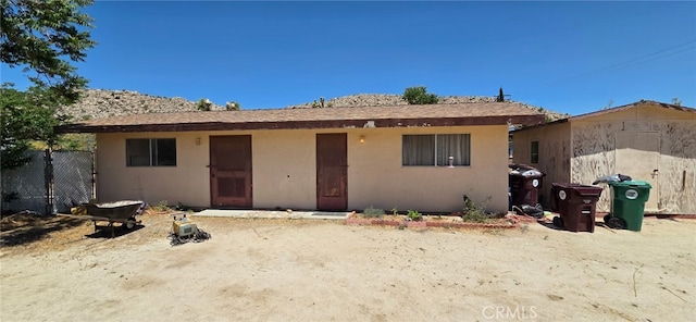 56994 Crestview Dr, Yucca Valley, CA 92284 - view of front facade with stucco siding