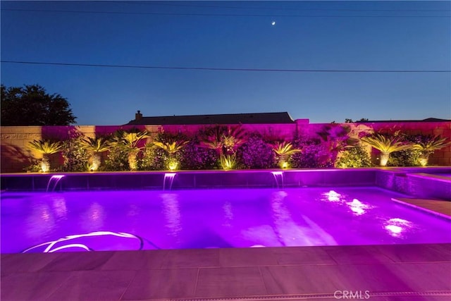 14258 Crow Rd, Apple Valley, CA 92307 - view of pool at twilight