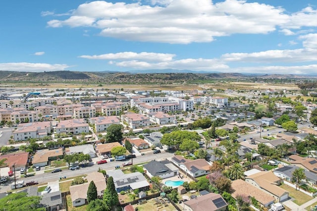 3243 Carolyn Cir, Oceanside, CA 92054 - aerial view of property's location featuring a mountainous background and nearby suburban area