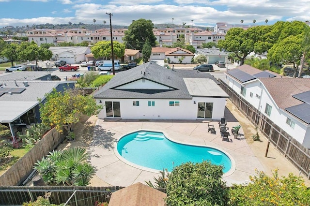 3243 Carolyn Cir, Oceanside, CA 92054 - view of pool with a residential view, a fenced backyard, and a patio area