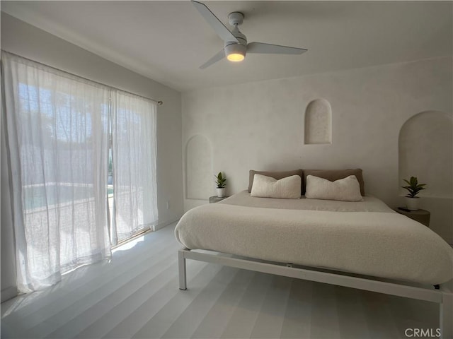 622 S Highland Dr, Palm Springs, CA 92264 - bedroom with a ceiling fan