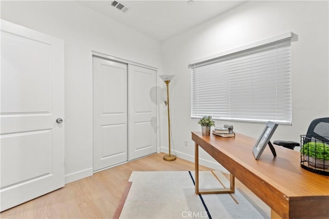 436 E Truslow Ave, Fullerton, CA 92832 - office area featuring light wood-style floors and baseboards