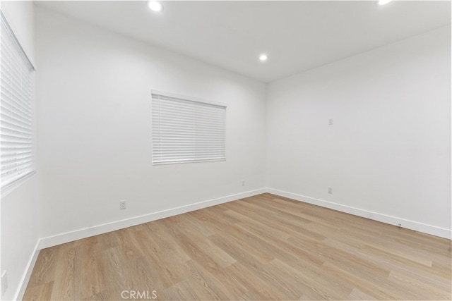436 E Truslow Ave, Fullerton, CA 92832 - empty room with light wood-type flooring, recessed lighting, and baseboards
