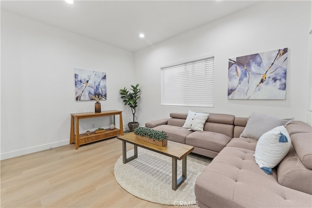 436 E Truslow Ave, Fullerton, CA 92832 - living area with recessed lighting, light wood-type flooring, and baseboards