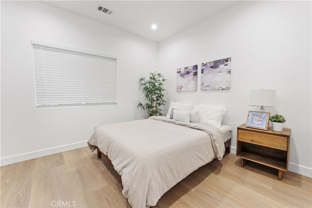 436 E Truslow Ave, Fullerton, CA 92832 - bedroom with baseboards, light wood-style flooring, and recessed lighting