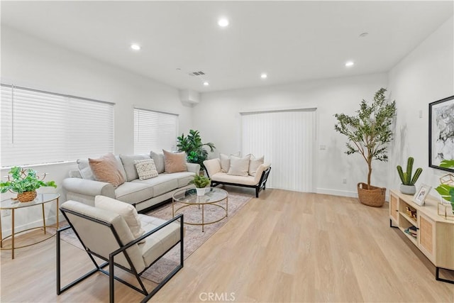 436 E Truslow Ave, Fullerton, CA 92832 - living area with light wood-type flooring and recessed lighting