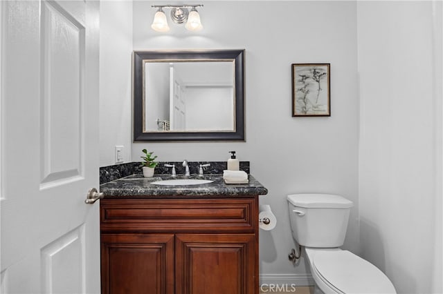 2421 N Feather Hill Dr, Orange, CA 92867 - half bath featuring toilet and vanity