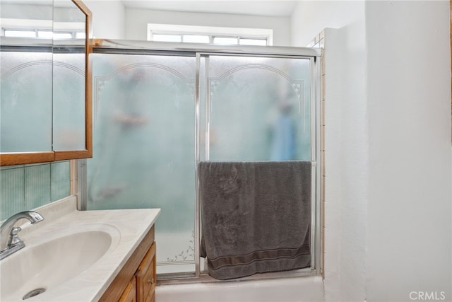 9637 San Carlos Ave, South Gate, CA 90280 - bathroom with vanity and a stall shower