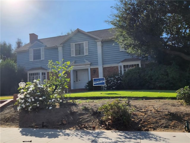 4203 Linden Ave, Long Beach, CA 90807 - view of front of property with a chimney and brick siding