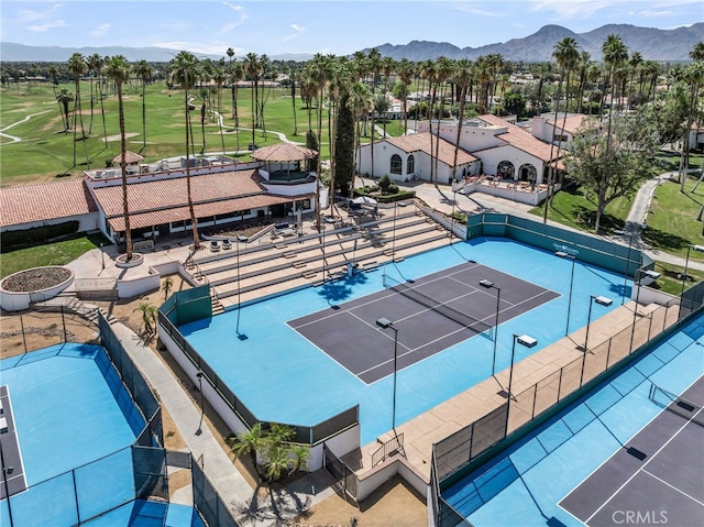 17 Toledo Dr, Rancho Mirage, CA 92270 - aerial view of a golf course and a mountainous background