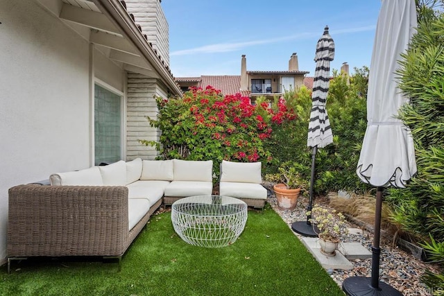 7057 Estrella De Mar Rd Unit 68, Carlsbad, CA 92009 - view of patio / terrace with an outdoor hangout area