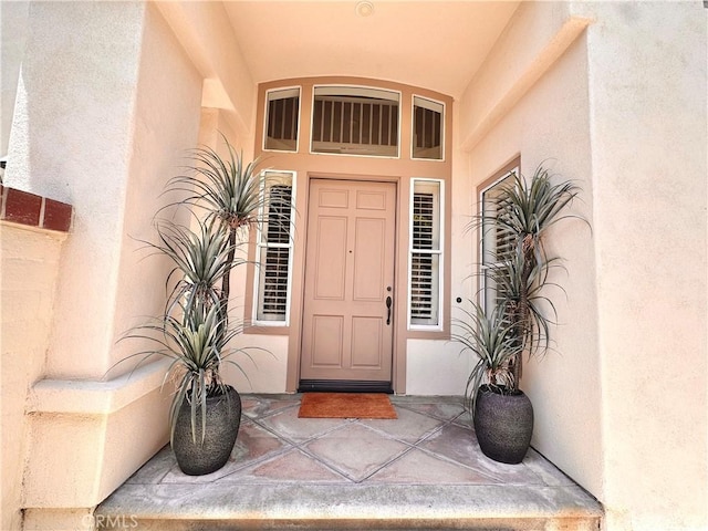 2517 Tequestra, Tustin, CA 92782 - view of exterior entry with stucco siding