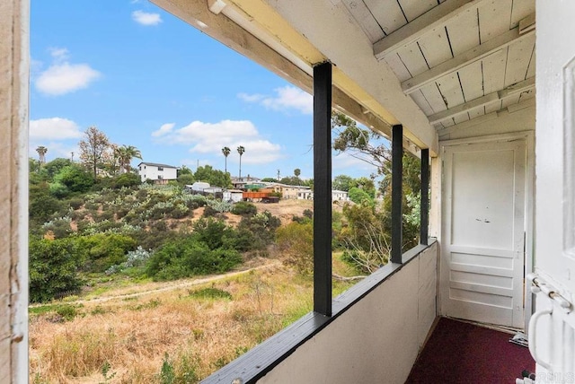1738 33rd St, San Diego, CA 92102 - view of unfurnished sunroom
