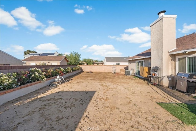 3611 Jupiter Ave, Palmdale, CA 93550 - fenced backyard with central air condition unit