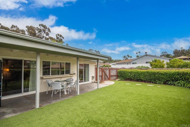 16182 Selva Dr, San Diego, CA 92128 - view of yard featuring a patio