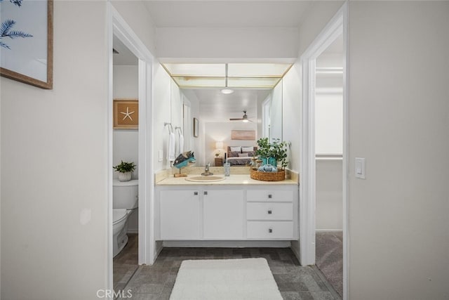 4057 Via Encinas, Cypress, CA 90630 - bathroom with vanity and a spacious closet
