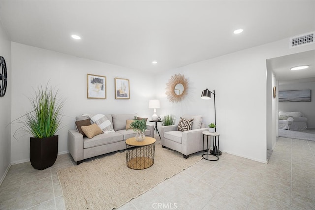 4057 Via Encinas, Cypress, CA 90630 - living area with recessed lighting and light tile patterned floors