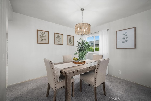 4057 Via Encinas, Cypress, CA 90630 - dining area with a chandelier and carpet