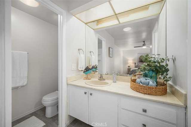 4057 Via Encinas, Cypress, CA 90630 - bathroom with vanity and ceiling fan