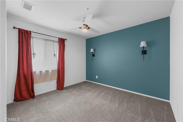 1641 Via Tulipan, San Clemente, CA 92673 - carpeted spare room featuring a ceiling fan and baseboards
