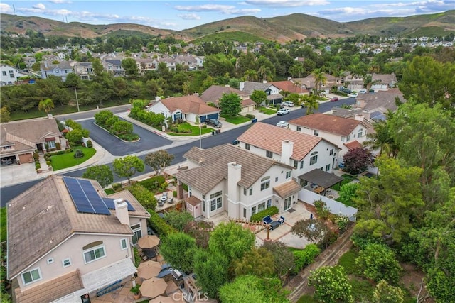 1641 Via Tulipan, San Clemente, CA 92673 - aerial view of residential area featuring a mountain backdrop