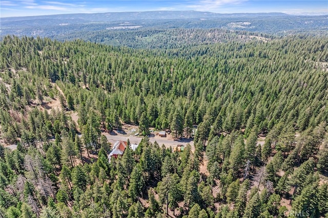 18727 Skyway, Stirling City, CA 95978 - aerial view of property's location with a forest and mountains