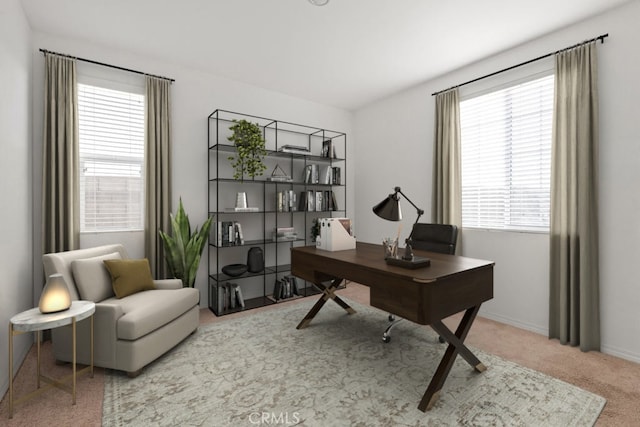 14226 Sonoma Ct, Beaumont, CA 92223 - office area featuring carpet flooring and baseboards