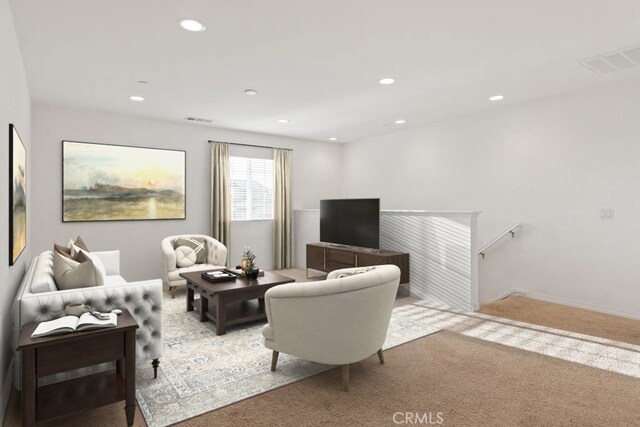 14226 Sonoma Ct, Beaumont, CA 92223 - living area with carpet floors and recessed lighting