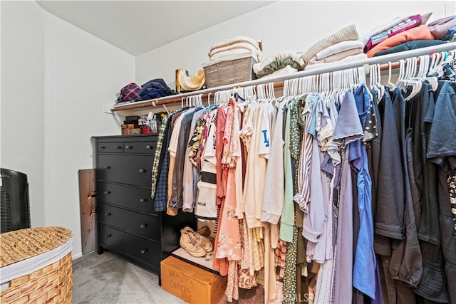23411 Abbey Glen Pl Unit 41, Valencia, CA 91354 - walk in closet featuring carpet flooring