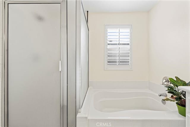 23411 Abbey Glen Pl Unit 41, Valencia, CA 91354 - full bath featuring a bath and a shower stall