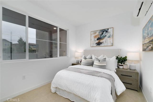 1075 Cadence, Irvine, CA 92618 - carpeted bedroom with a wall mounted air conditioner and baseboards