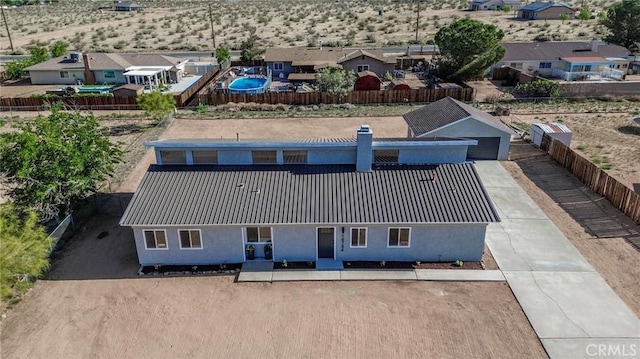 16754 Pauhaska Rd, Apple Valley, CA 92307 - aerial view of property and surrounding area