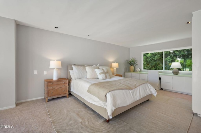1045 S Orange Grove Blvd Unit 8, Pasadena, CA 91105 - bedroom featuring light carpet and baseboards
