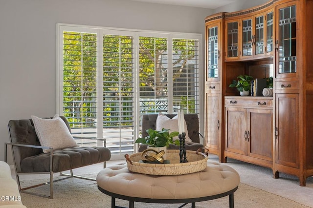 1045 S Orange Grove Blvd Unit 8, Pasadena, CA 91105 - sitting room with light carpet