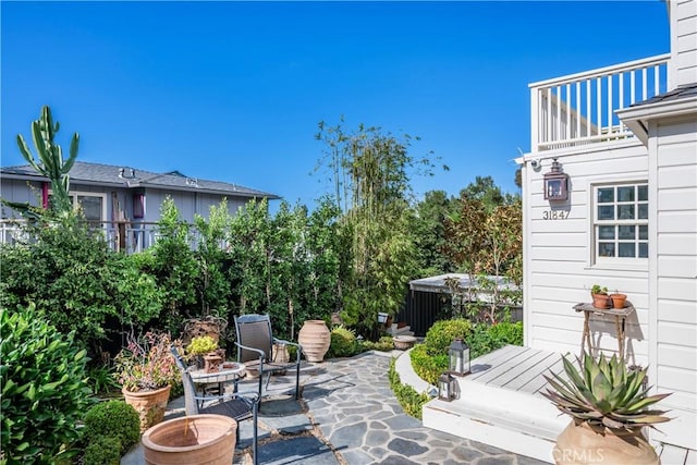 31847 8th Ave, Laguna Beach, CA 92651 - view of patio with a balcony
