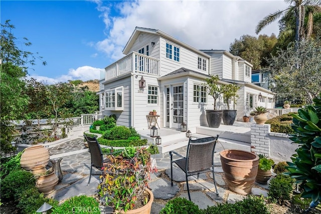 31847 8th Ave, Laguna Beach, CA 92651 - rear view of property with a balcony and a patio