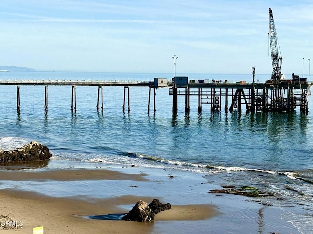 5021 Alvarado St, Carpinteria, CA 93013 - dock area featuring a water view