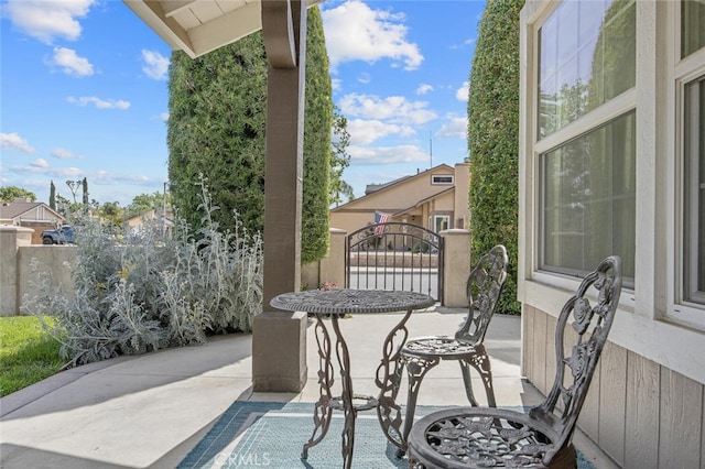 27702 Quincy St, Castaic, CA 91384 - view of patio featuring a residential view