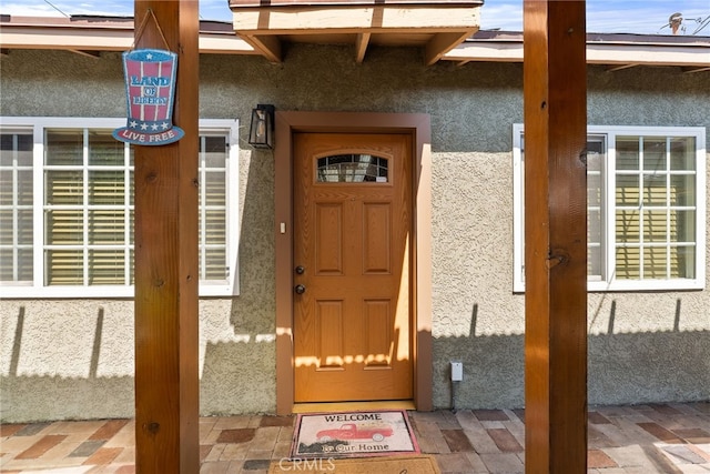 1876 Oregon Ave, Long Beach, CA 90806 - doorway to property with stucco siding