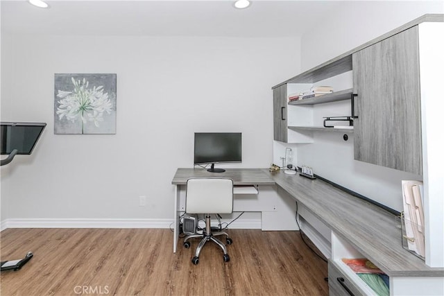 10670 Deering Ave, Chatsworth, CA 91311 - office space with wood finished floors, recessed lighting, and baseboards