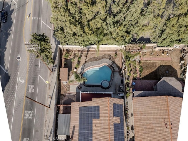 10670 Deering Ave, Chatsworth, CA 91311 - aerial view of a pool area
