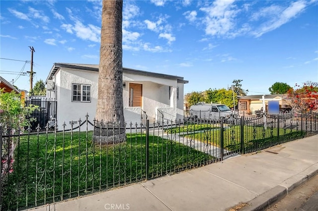401 W Poplar St, Compton, CA 90220 - view of front of home with stucco siding