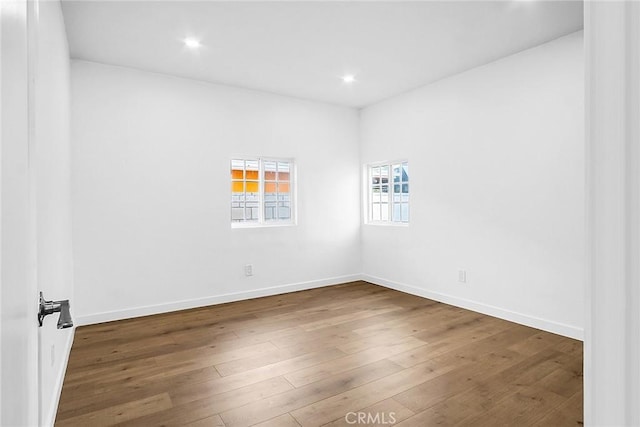 401 W Poplar St, Compton, CA 90220 - empty room featuring wood-type flooring and recessed lighting