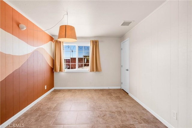 55850 Shannon Rd, Landers, CA 92285 - empty room featuring wooden walls and baseboards