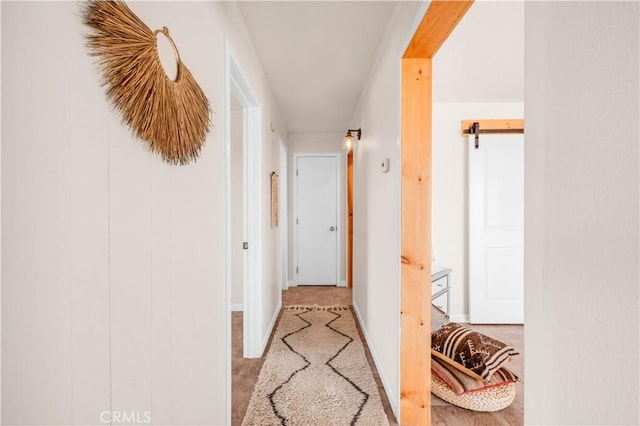 55850 Shannon Rd, Landers, CA 92285 - hallway with carpet and baseboards