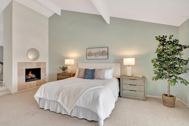 55 Jasmine Creek Dr, Corona Del Mar, CA 92625 - bedroom featuring carpet flooring and a fireplace