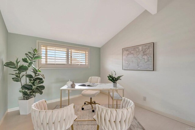55 Jasmine Creek Dr, Corona Del Mar, CA 92625 - office area with baseboards
