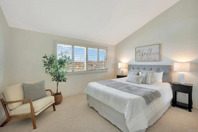 55 Jasmine Creek Dr, Corona Del Mar, CA 92625 - carpeted bedroom with lofted ceiling and baseboards