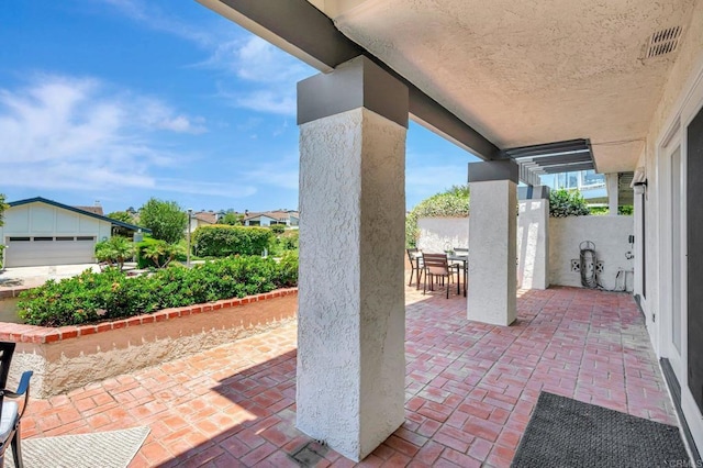 55 Jasmine Creek Dr, Corona Del Mar, CA 92625 - view of patio featuring outdoor dining area