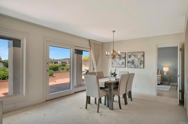 55 Jasmine Creek Dr, Corona Del Mar, CA 92625 - dining area with a chandelier and light colored carpet